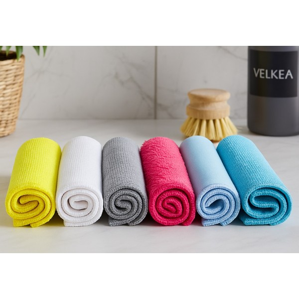 Komplet 6 ściereczek uniwersalnych Soft Fibre VELKEA