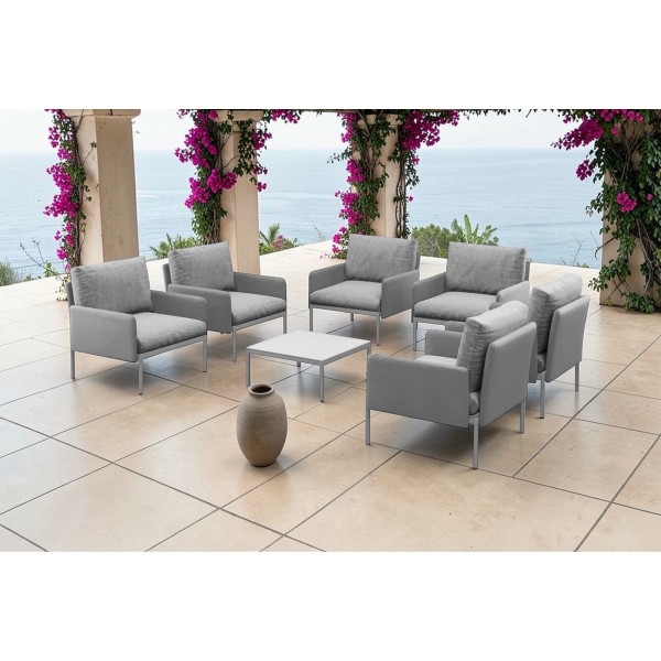 Zestaw ogrodowy ARONA IV szary