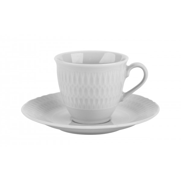Filiżanka do espresso 100 ml + spodek Sofia Biała