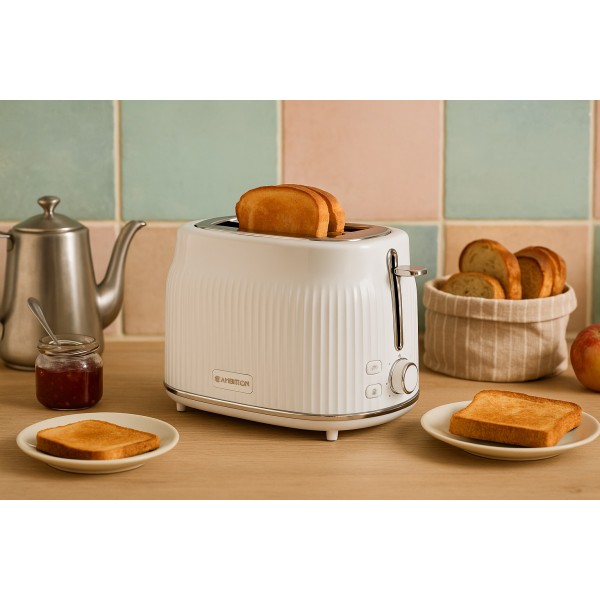 Toster na dwie kromki AMBITION ELECTRO VINTAGE biały