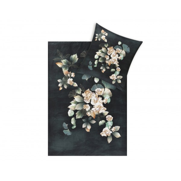 Pościel satynowa 155x200 cm Ginkgo 4820/580