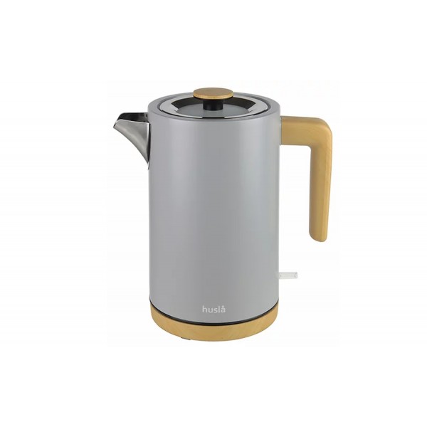 Czajnik elektryczny 1 5L Husla szary