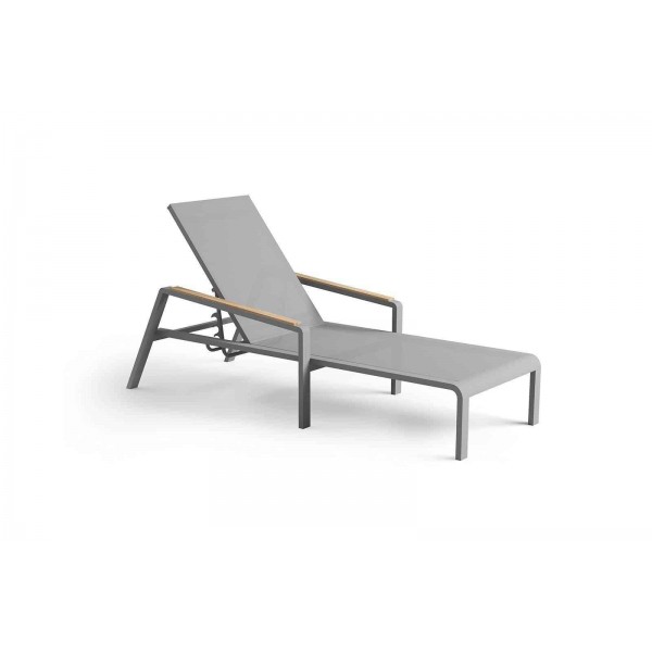 Leżak ogrodowy CORDOBA szary