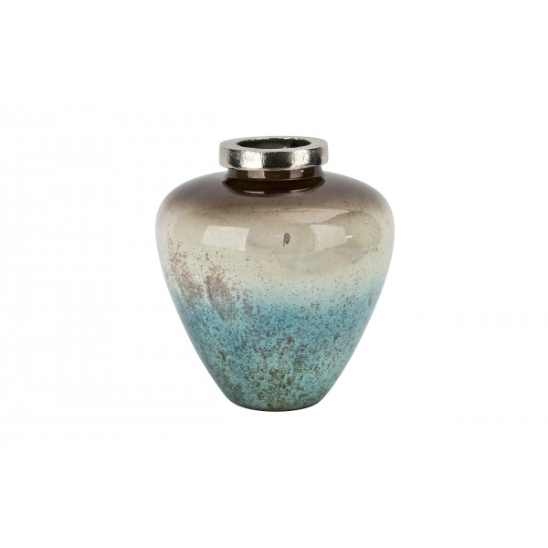 Wazon szklany malowany 22cm