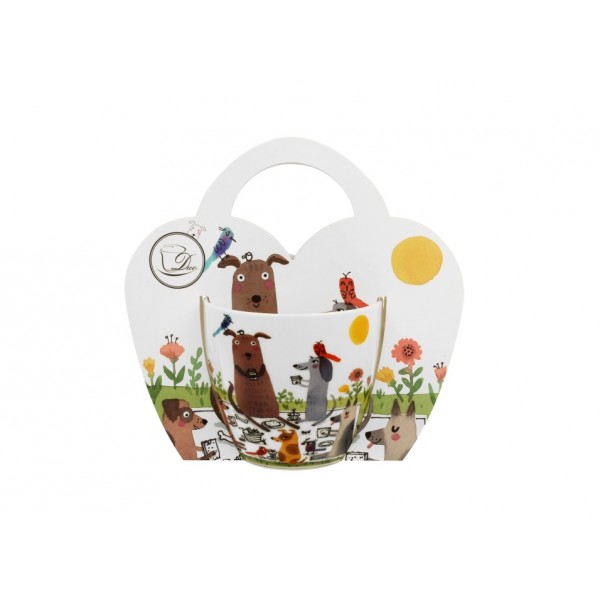 Kubek porcelanowy 460 ml Psi Piknik