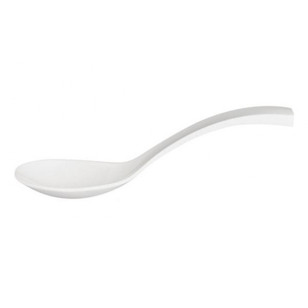 Łyżka do sałaty z melaminy 24 cm biała