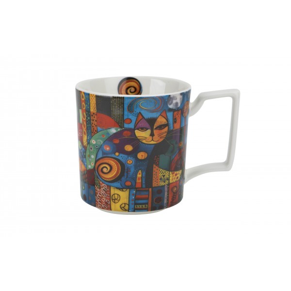 Duży kubek porcelanowy 750 ml Modern Cat