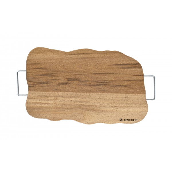 Deska do krojenia z uchwytami Natural Fala 23963 Ambition