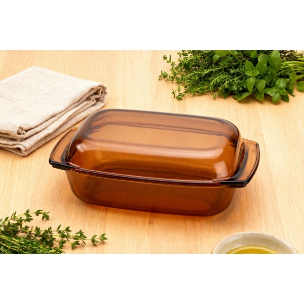 Naczynie żaroodporne 3 5 L Amber Simax