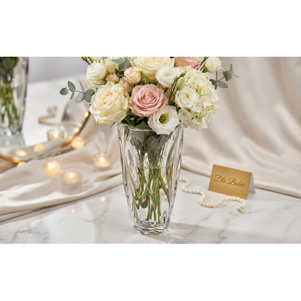 Wazon kryształowy 30 5 cm Barley Bohemia