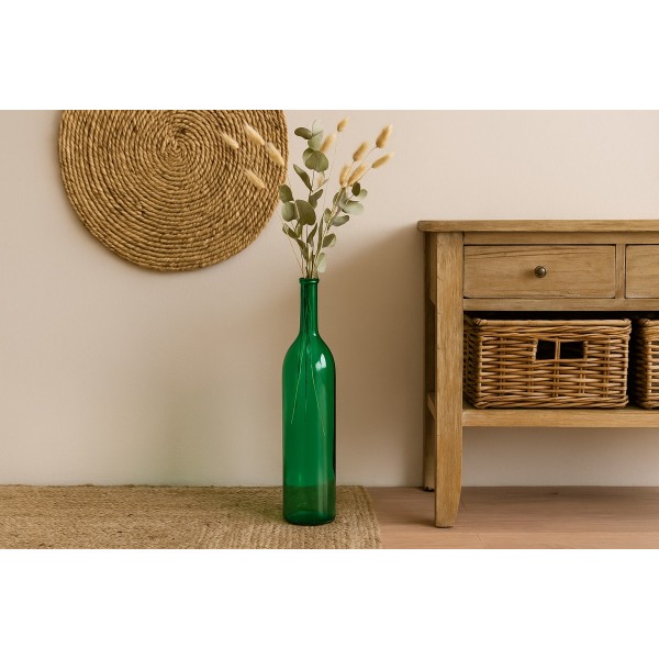 Butelka dekoracyjna wazon 75 cm turkusowa 4766 San Miguel