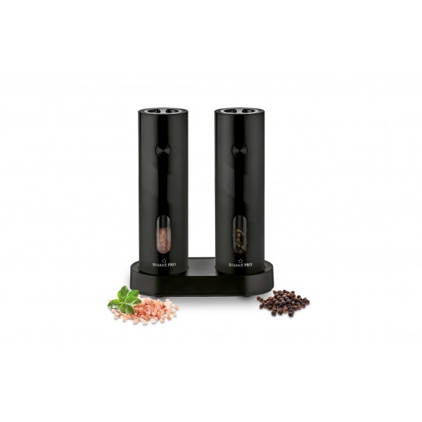 2 x Młynki elektryczne do soli i pieprzu Paros