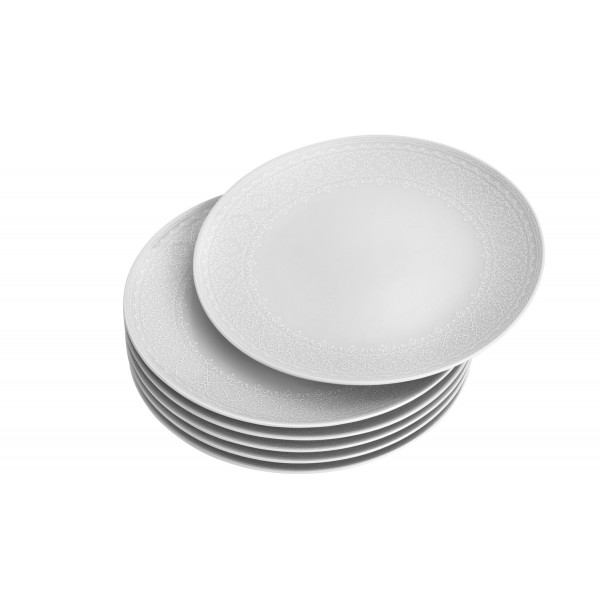 Komplet 6 talerzy deserowych 21 5 cm Prowans