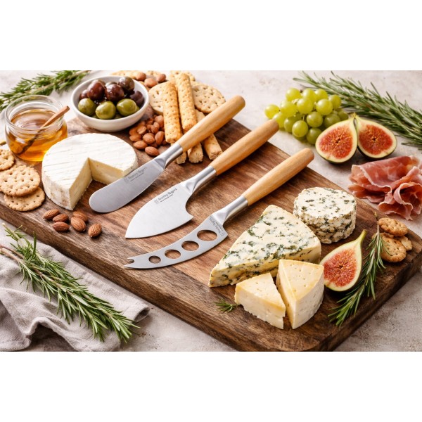 Noże do sera zestaw 3 elementów Stanley Rogers