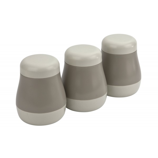 Zestaw 3 pojemników na przyprawy