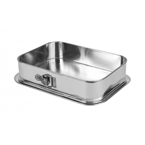 Tortownica prostokątna 34x24 cm Platino