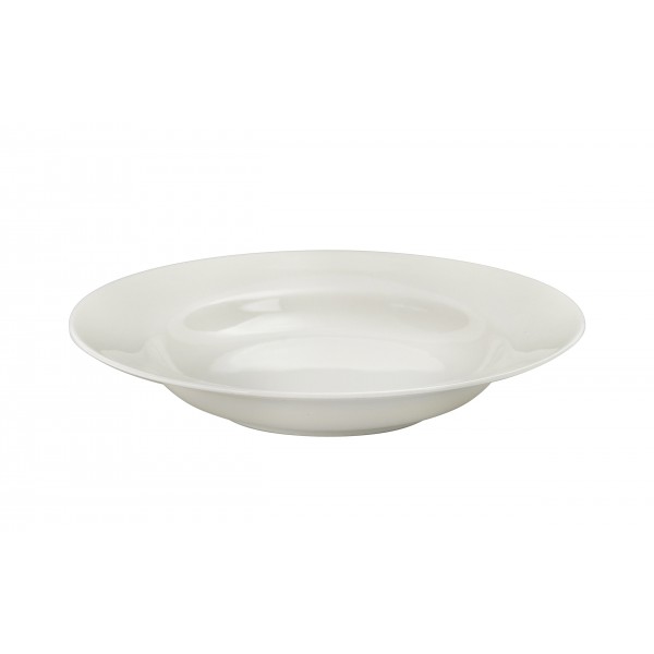 Talerz głęboki 23 5cm Krem Stock