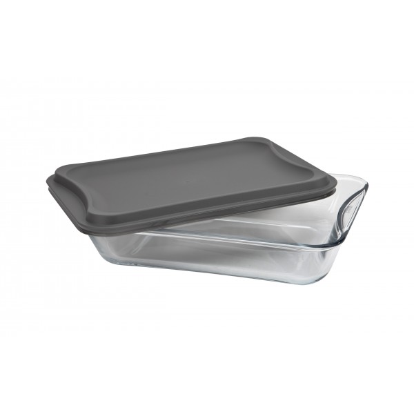 Naczynie żaroodporne z 2 pokrywkami 2 5 L Smart Touch Simax