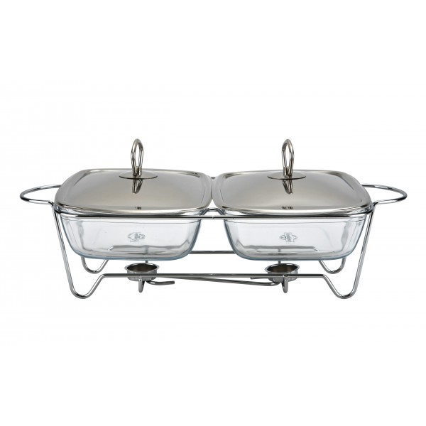 Naczynie z podgrzewaczem 2x2 5 L Ambition Helios