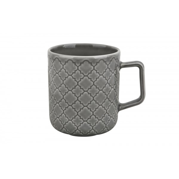Kubek 400 ml Marrakesz szary K1