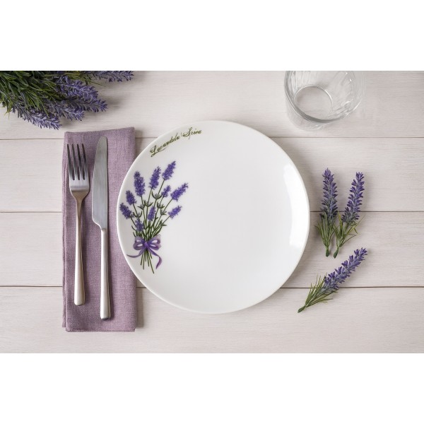 Talerz płytki obiadowy 27 cm Boss Lawenda