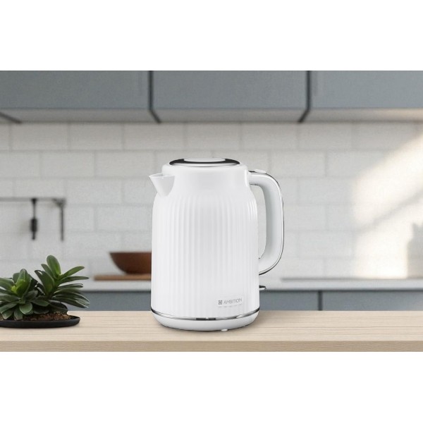 Czajnik elektryczny 1 7 L Vintage biały