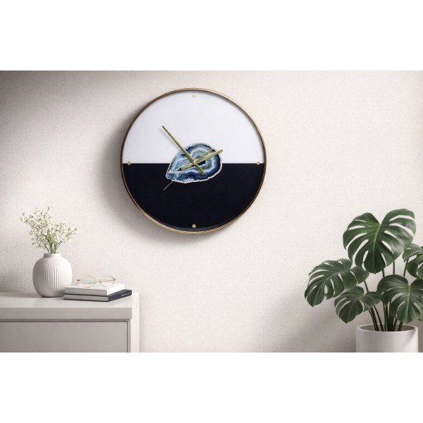 Zegar ścienny 45 cm Agat Granatowy