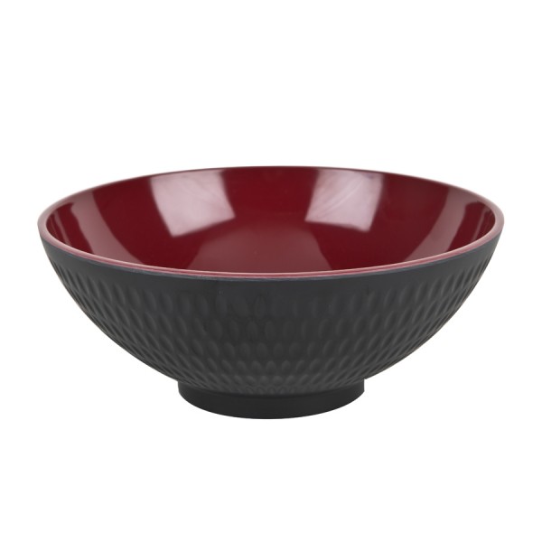 Miska 1 1L Asia czarno-czerwona