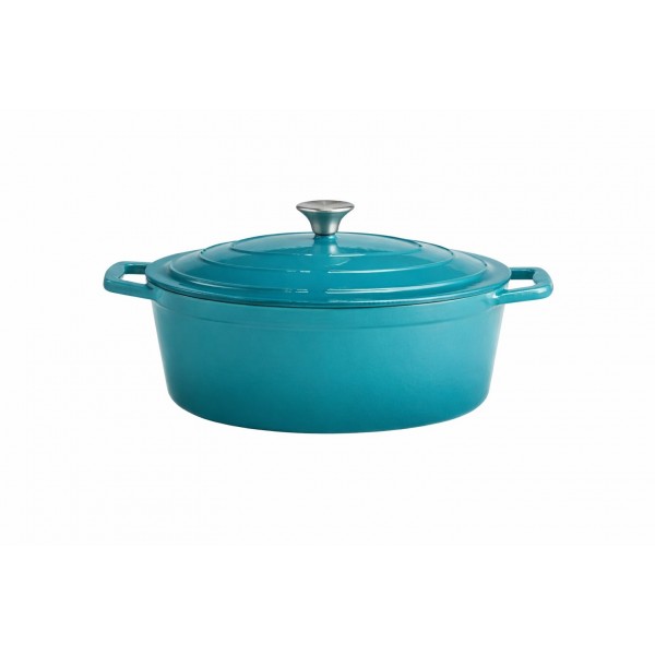 Brytfanna żeliwna 5 L Stars turkus