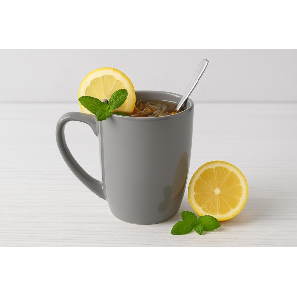 Kubek ceramiczny 300 ml szary