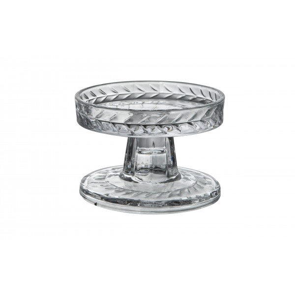 Świecznik szklany 6 5 cm Art-Pol 166703