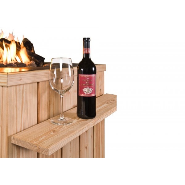 Zestaw dwóch półek bocznych do paleniska prostokątnego