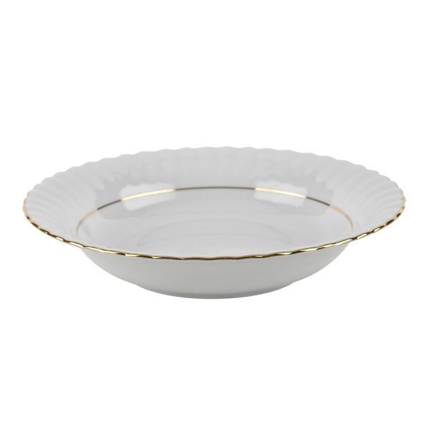 Talerz głęboki 22cm Iwona B014 Złota Linia
