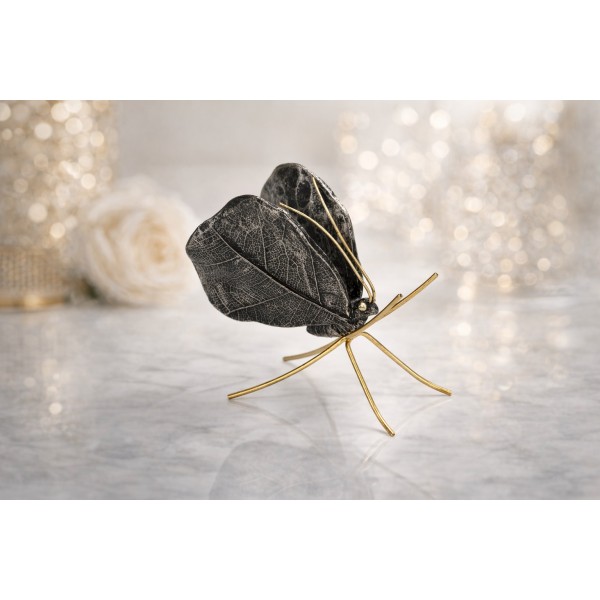 Ozdoba Motyl czarny 11 5 cm