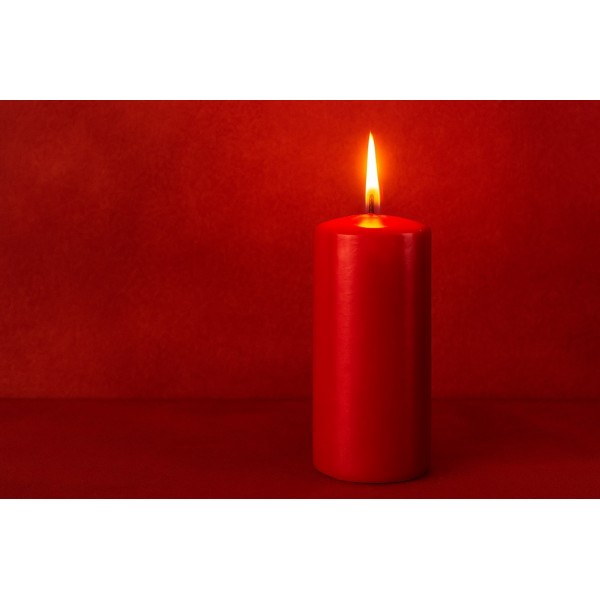 Świeca klubowa 12 cm czerwona lakier KL-4 120/58