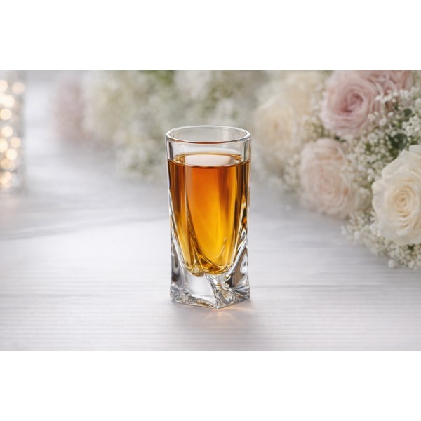 Kieliszek kryształowy 50 ml do likieru Quadro Bohemia