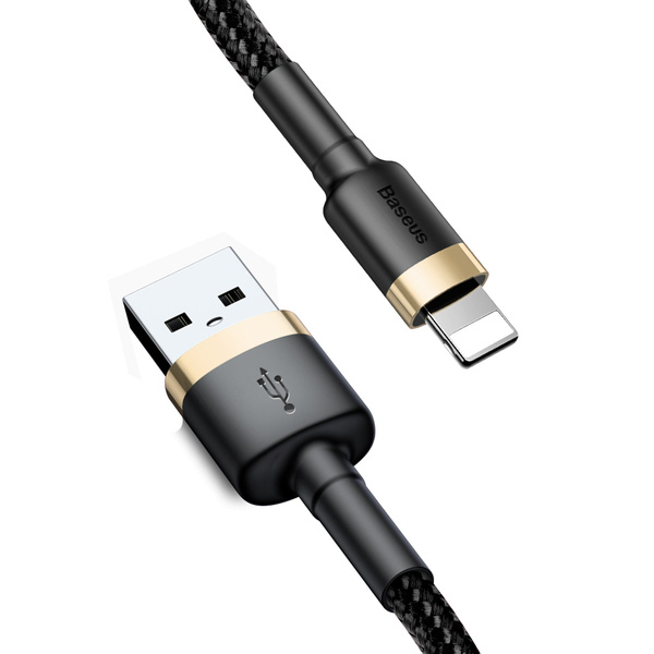 Фото - Кабель BASEUS Cafule Cable | Mocny kabel USB - Lightning do iPhone 6 7 8 X 2.4A 1 