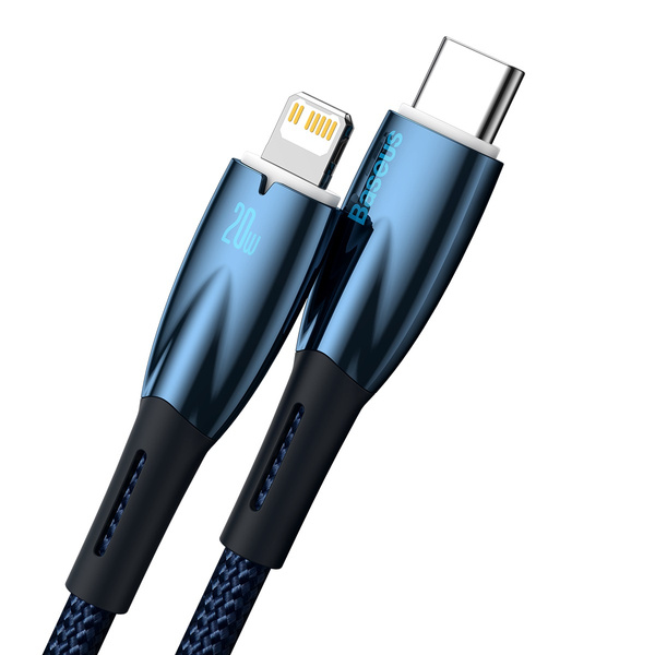 Фото - Кабель BASEUS Glimmer Series | Kabel USB-C - Lightning do iPhone Power Delivery 2 
