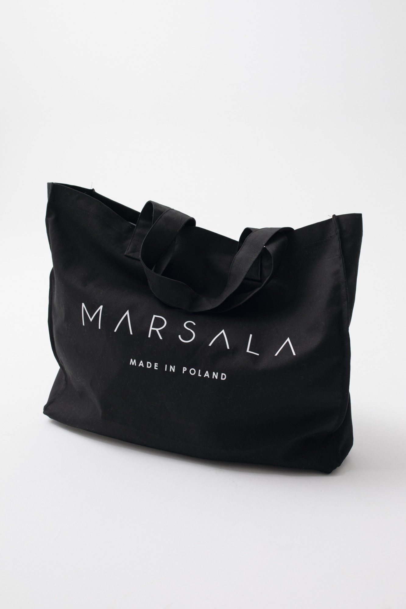 Torba typu shopper bag czarna large size MARSALA BAG - Marsala