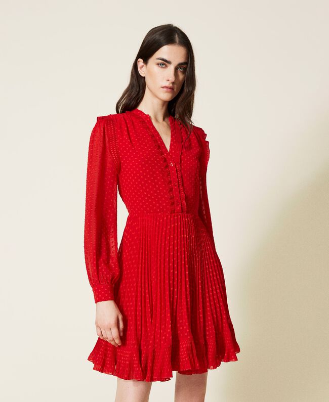 sukienka w kolorze czerwonym Twinset