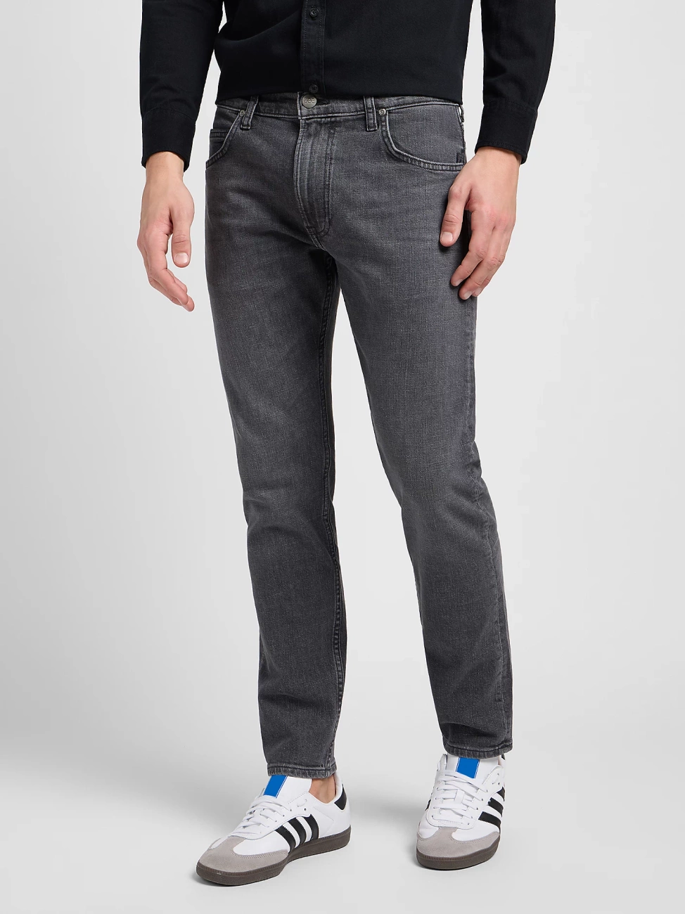 MĘSKIE SPODNIE JEANSOWE LEE RIDER WORN IN SHADOW 112328478