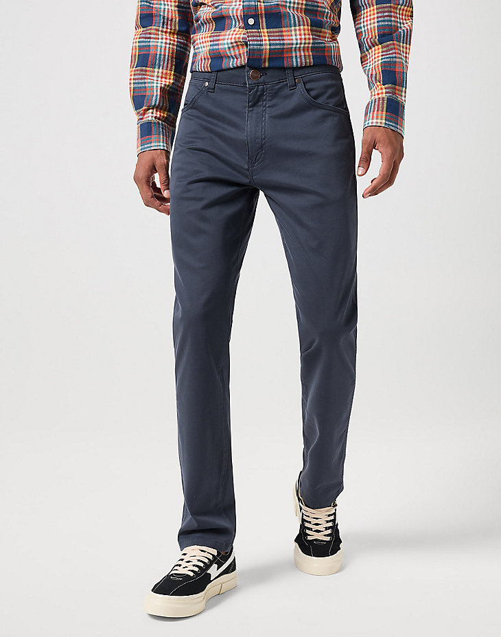 WRANGLER LARSTON MĘSKIE SPODNIE JEANSOWE JEANSY DŻINSY DARK NAVY W18S018200 112350798