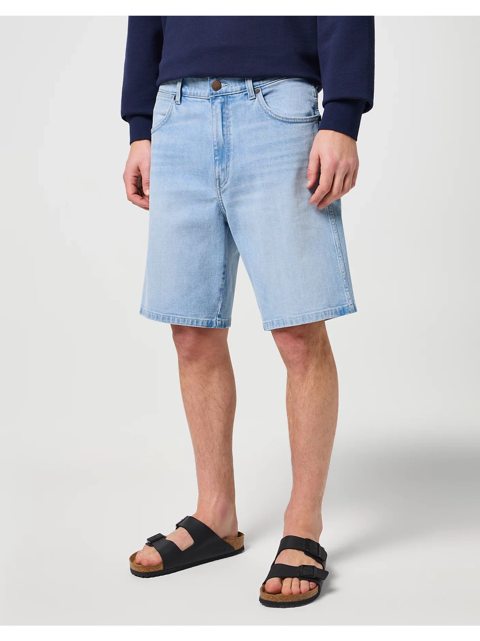 WRANGLER MĘSKIE SZORTY JEANSOWE FRONTIER SHORT WEST 112350822 W16W017961