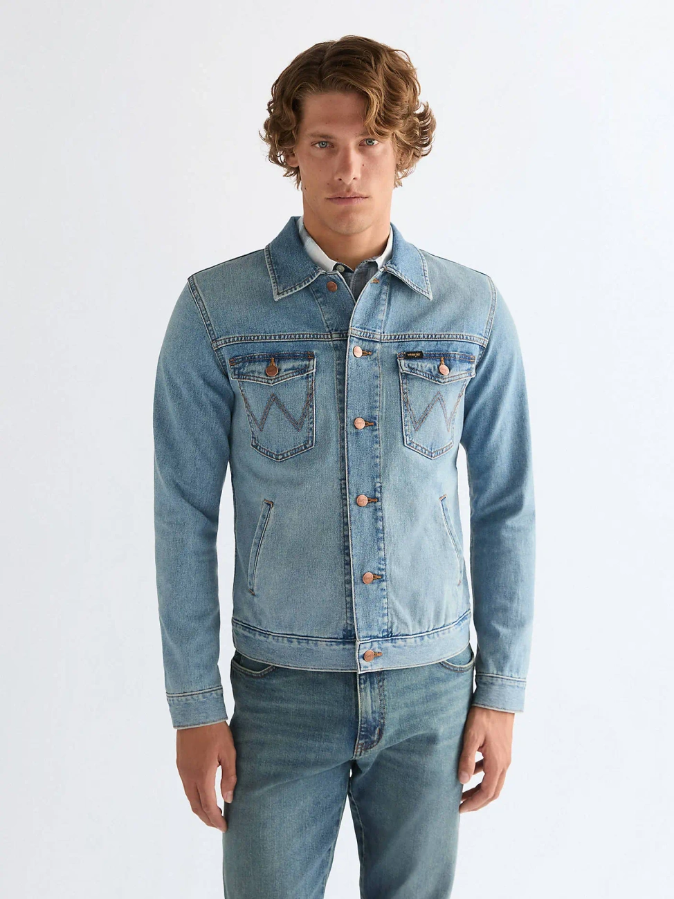 MESKA KURTKA WRANGLER DENIM JACKET THUNDER 112378497