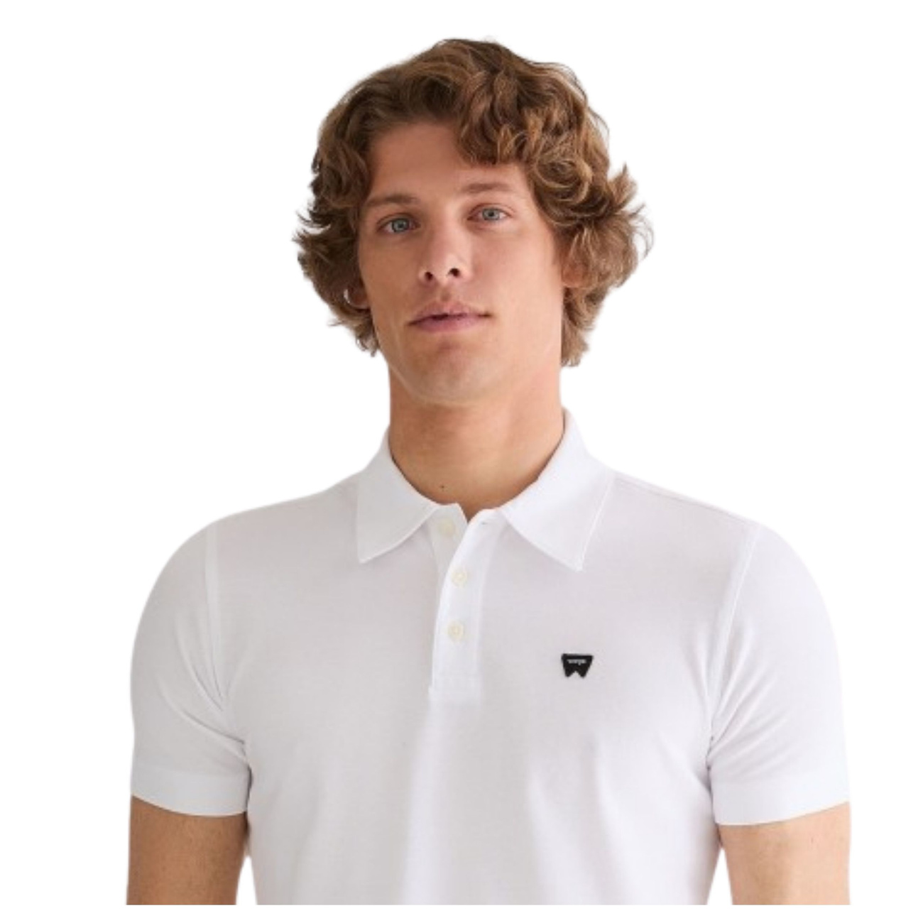 MĘSKA KOSZULKA WRANGLER POLO SHIRT BRIGHT WHITE 112378480