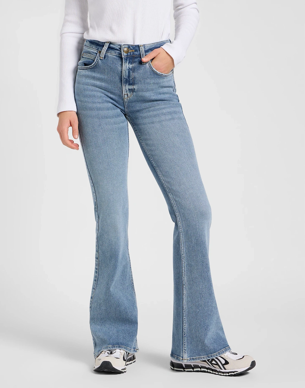 DAMSKIE SPODNIE LEE BREESE LIGHT TWIST 112370940