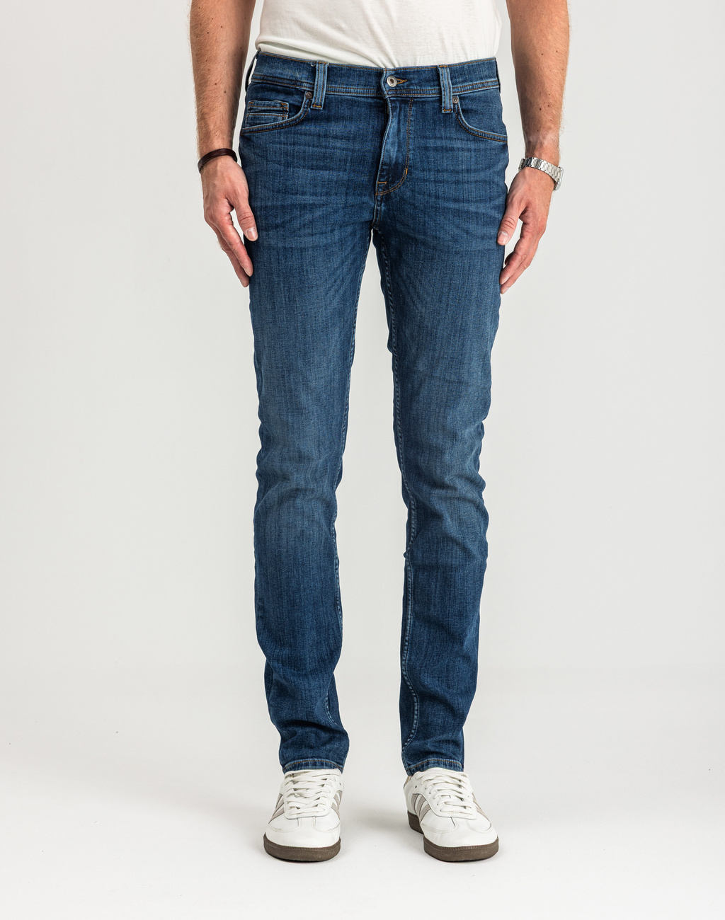 MUSTANG VEGAS SLIM MĘSKIE SPODNIE JEANSOWE JEANSY DŻINSY DENIM BLUE 1015045 5000 883
