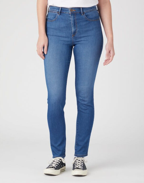 WRANGLER HIGH SKINNY DAMSKIE SPODNIE JEANSOWE JEANSY EUPHORIA W27HCK43J 112328881