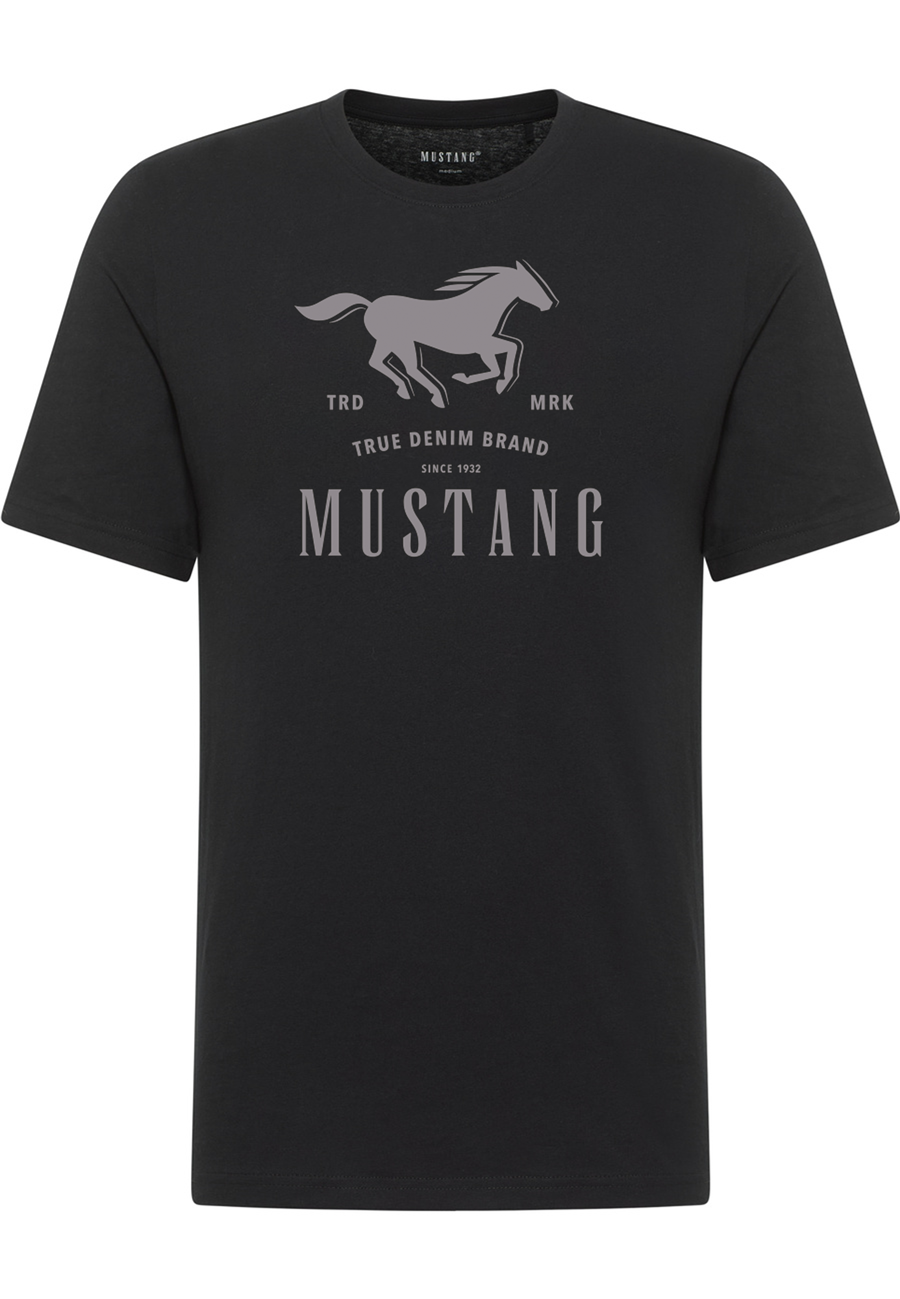 Męski T-Shirt Mustang Style Alex Black 1017993 4142