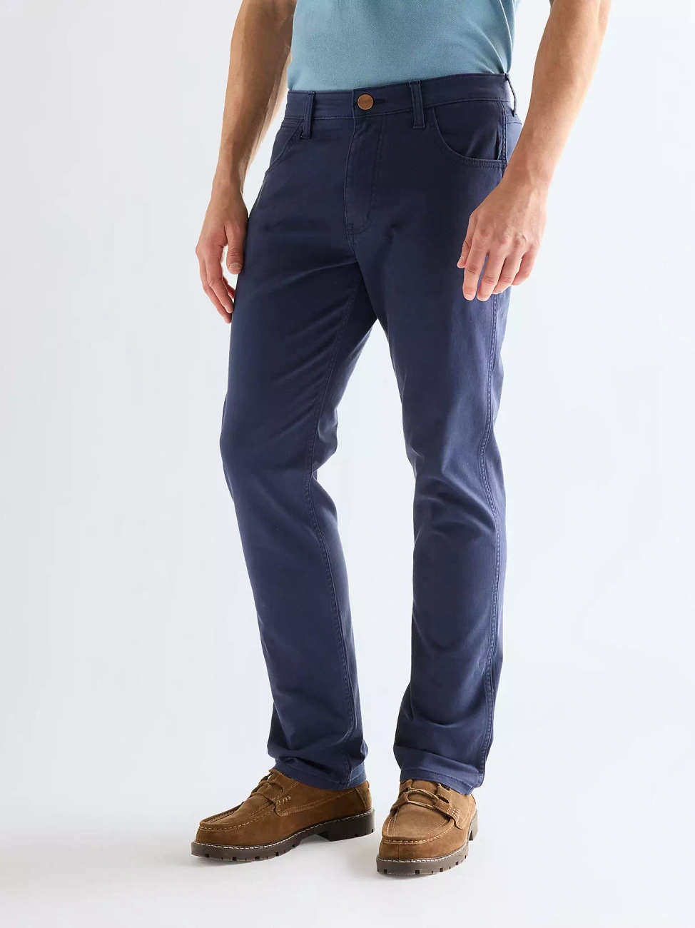 MĘSKIE SPODNIE WRANGLER GREENSBORO NAVY 112378468